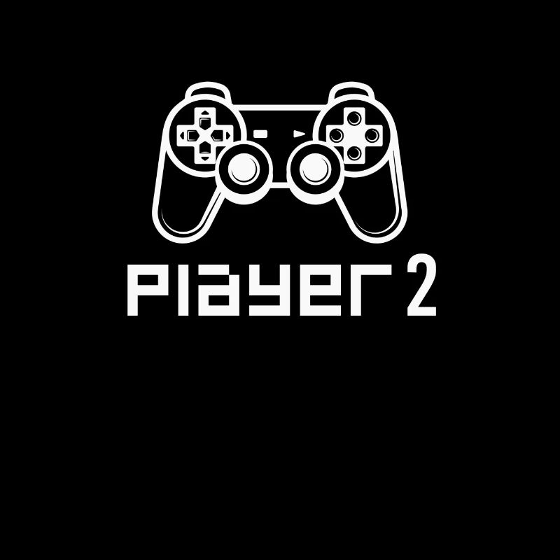 Player 2 - Partnerlook Zocker Gamer - Geschenk -