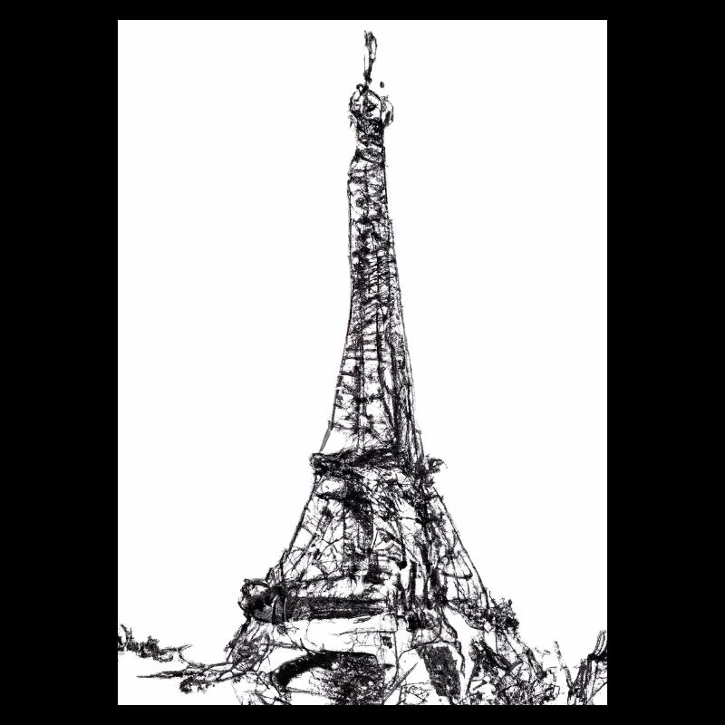 Eiffelturm-Gemälde