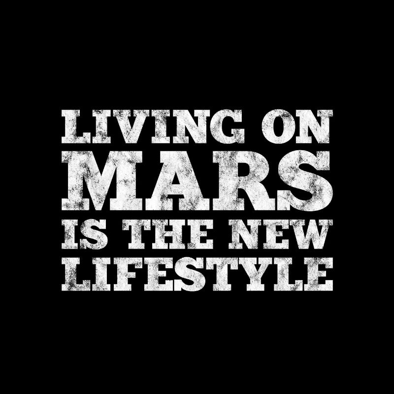 Mars Mond Universum Leben Geschenkidee