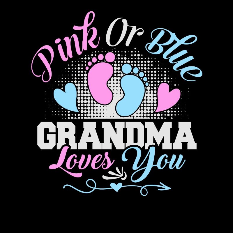 Rosa oder blaue Oma liebt dich Geschlecht enthülle