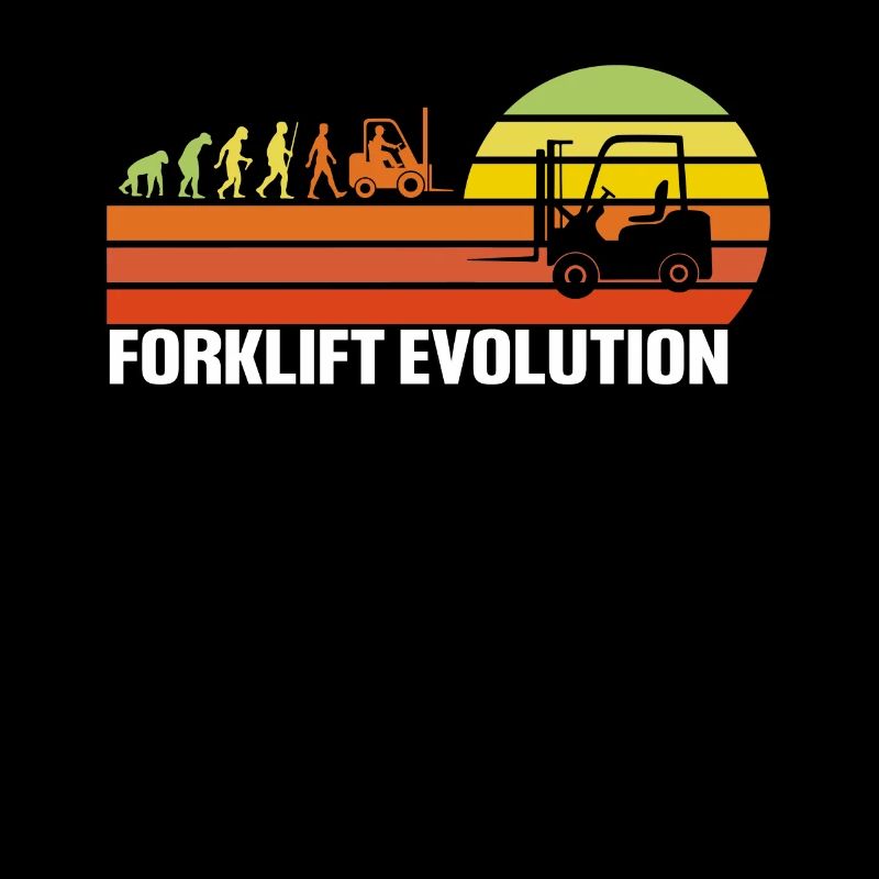 Forklift driver operator funny design