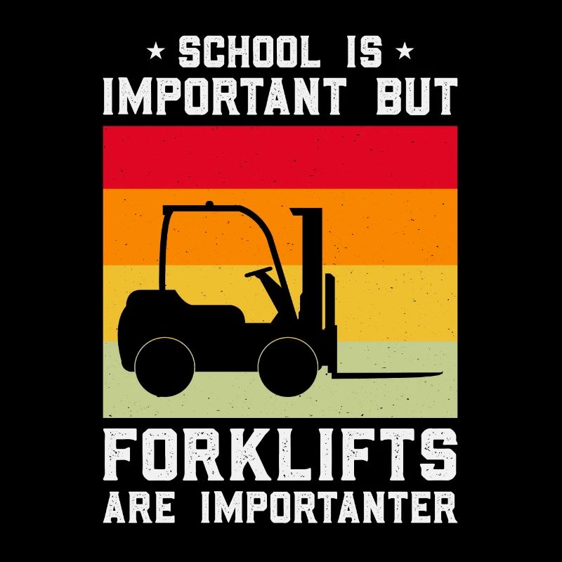 Forklift driver operator funny design