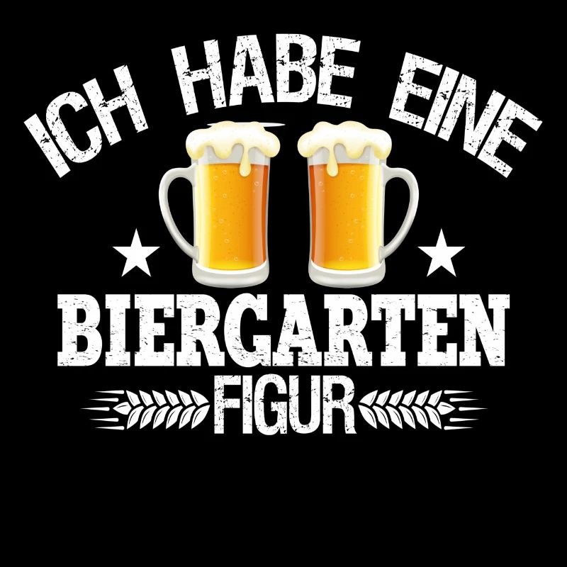 Ich habe eine Biergarten Figur