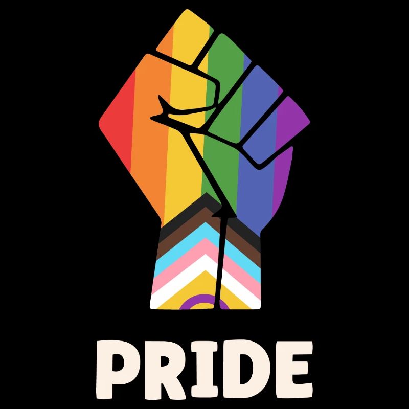 Pride Progress Stolzes Faustdesign für Equality