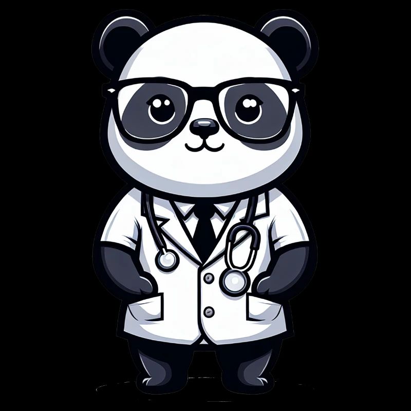 Cute Panda Doctor