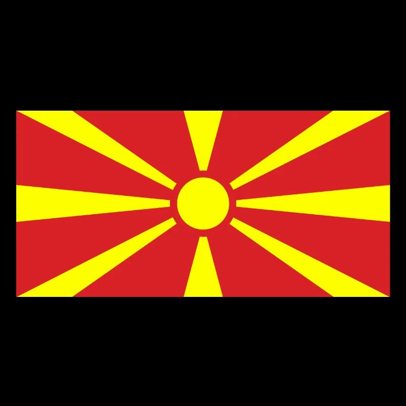 Drapeau de la Macédoine