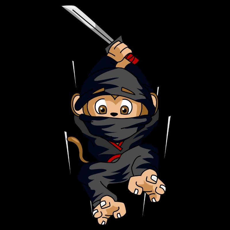 Ninja Monkey Jump Sword Gift