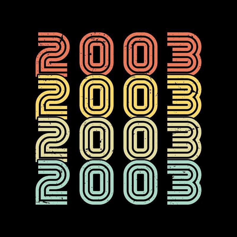 2003 Vintage Retro Geburtstagsgeschenk 2003