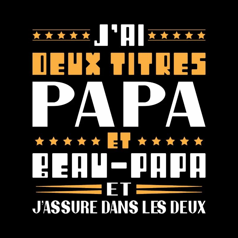 I Have Two Titles Dad and Stepdad Humor Gift