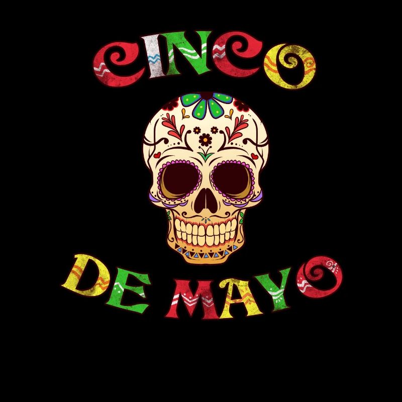 Celebrate Cinco De Mayo With Vibrant Skull