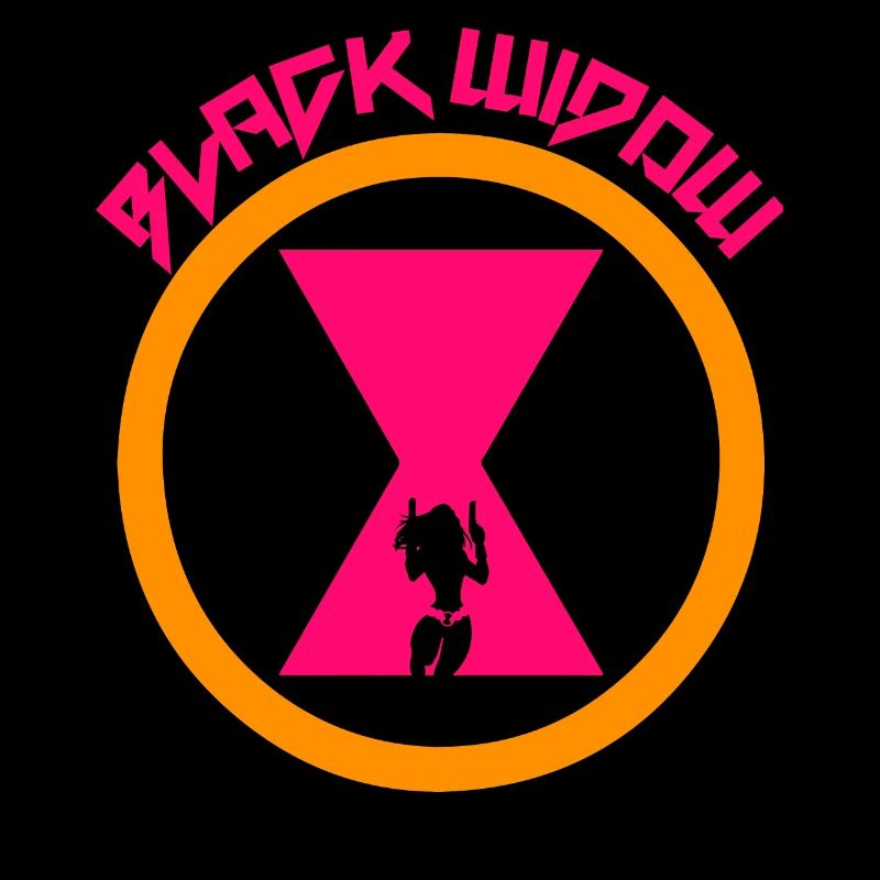 Black Widow Schwarze Witwe Spinne