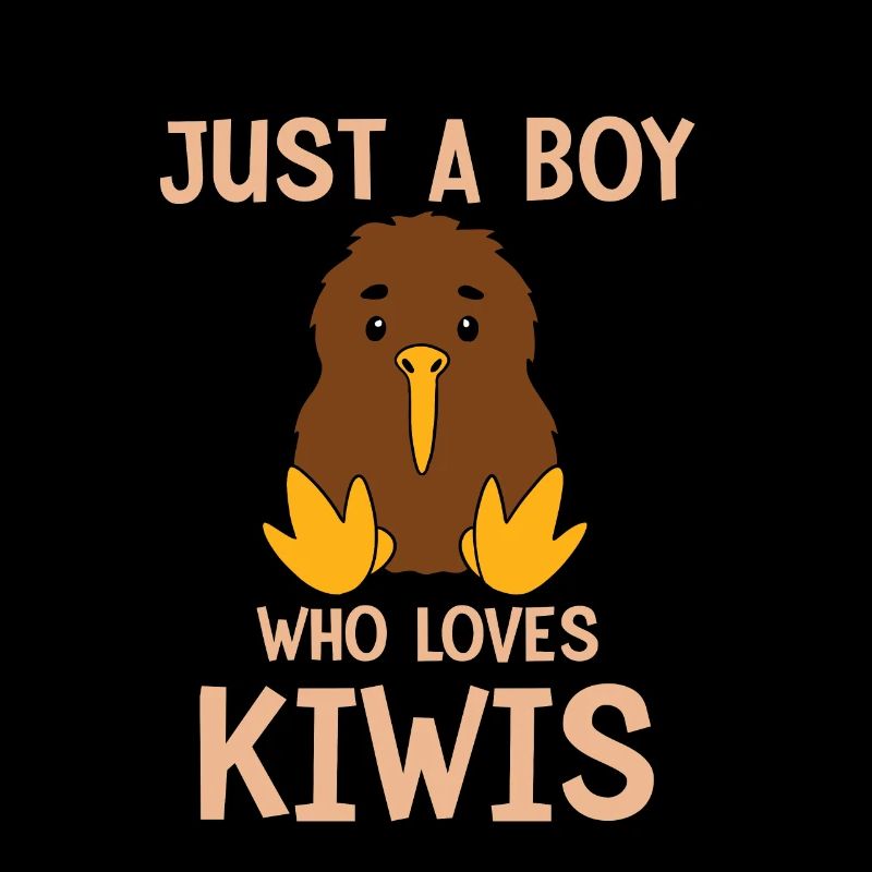 Netter Junge Der Kiwi geschenk Sitzt