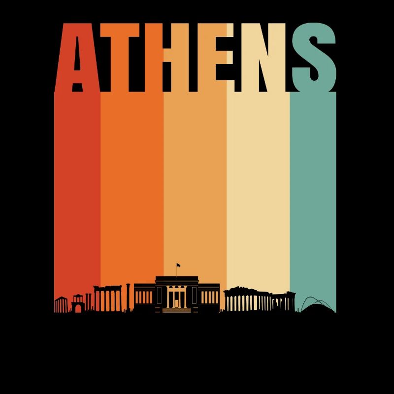 Athènes Grèce Skyline