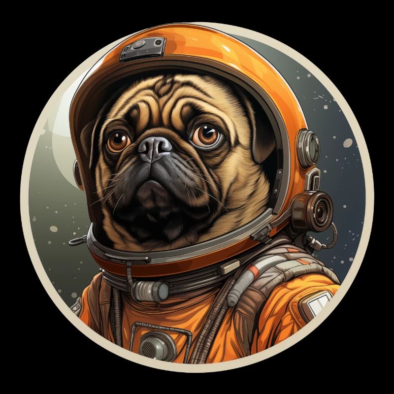 Pug Austronaut