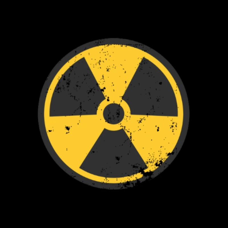 Nuke Symbol t shirt Worn Effect