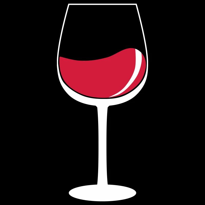 Wine glass - white