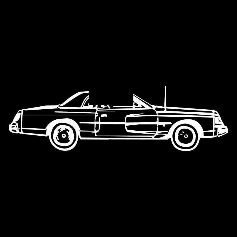 Langes Auto mit Antenne