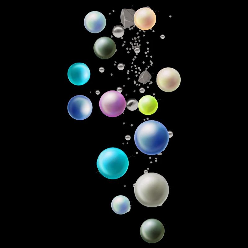 Perles colorées, perles, perles, pierres