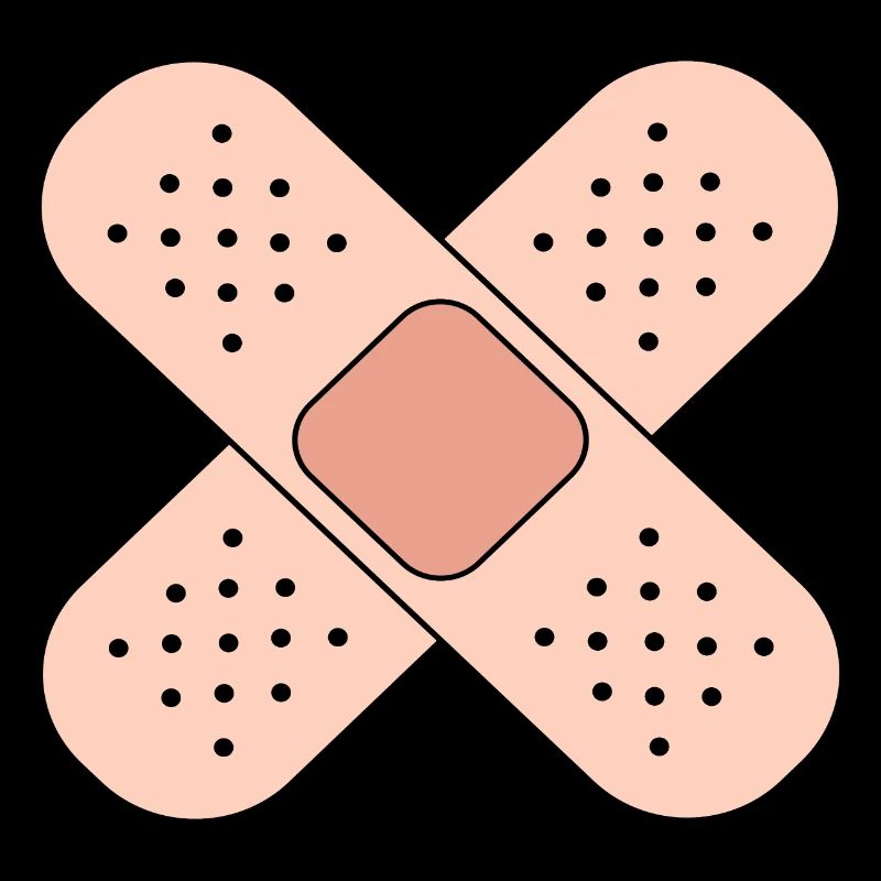 Symbole de blessure par bandage