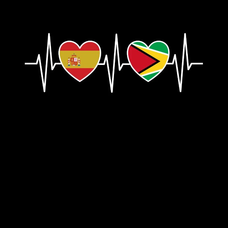 Espagne et Guyana Drapeau guyanais Drapeaux