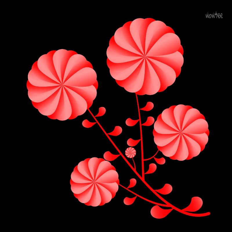 Red folk design #2