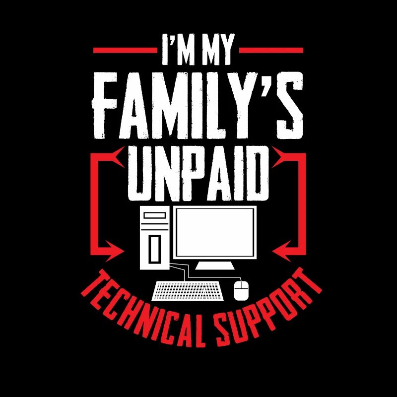I'm My Family's Unpaid Technical Support Computer