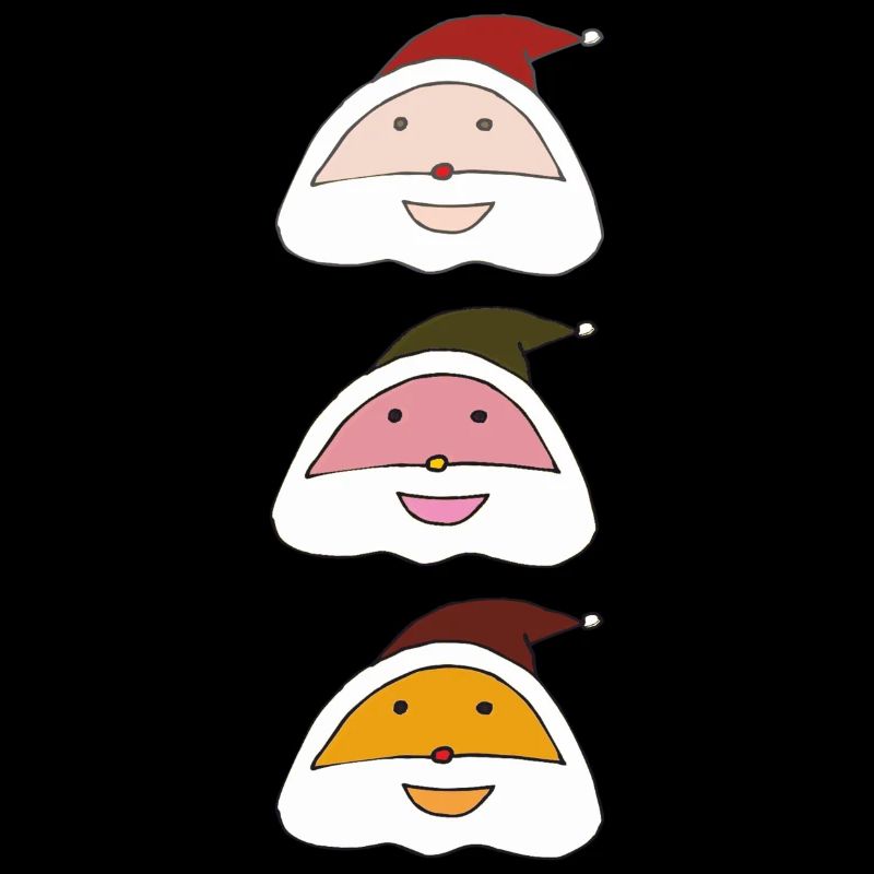 weihnachtsmann Drillinge