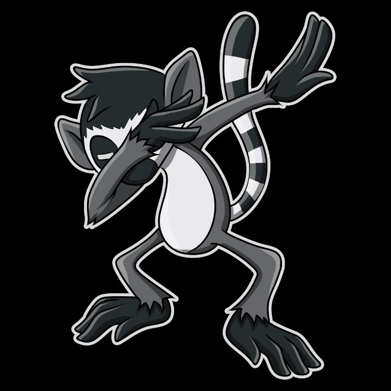 Lemur Dabbing