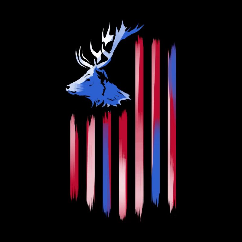 American Flag Deer