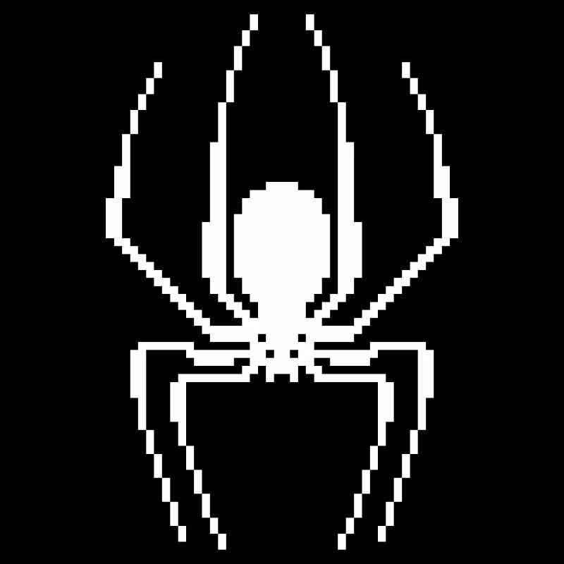 G33 Pixel Spider in White