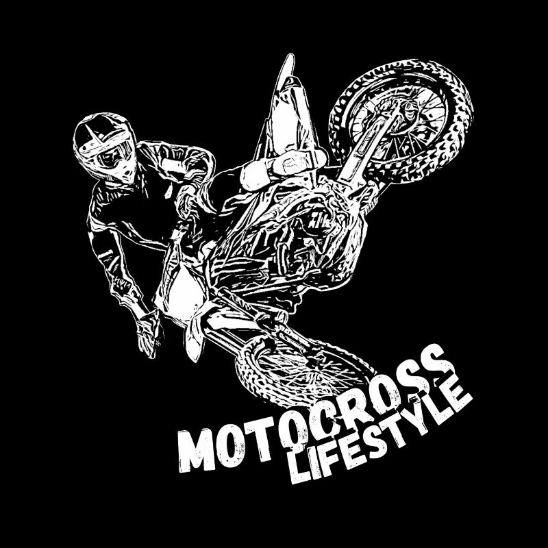 Conception de motocross / idée cadeau