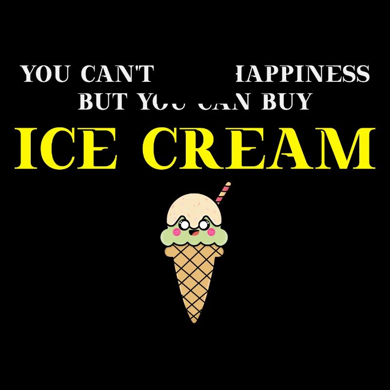 Eis Eistüte Eiscreme Happiness Geschenkidee süß