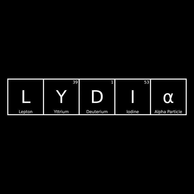 Lydia Nom Prénom Chimie Tableau périodique Éléments