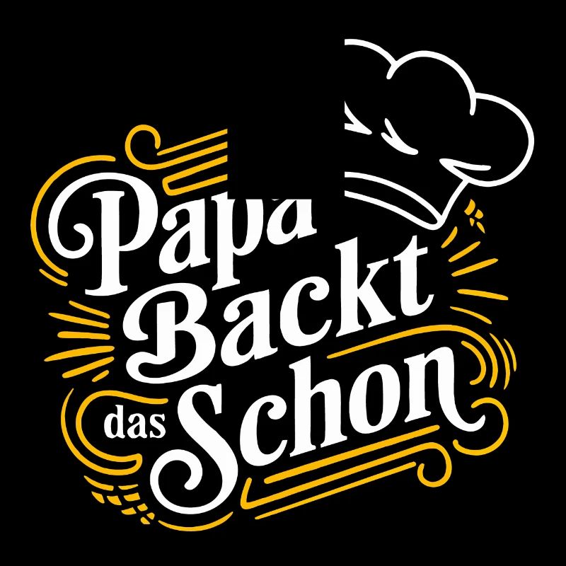 Papa backt das schon - unser backender Papa