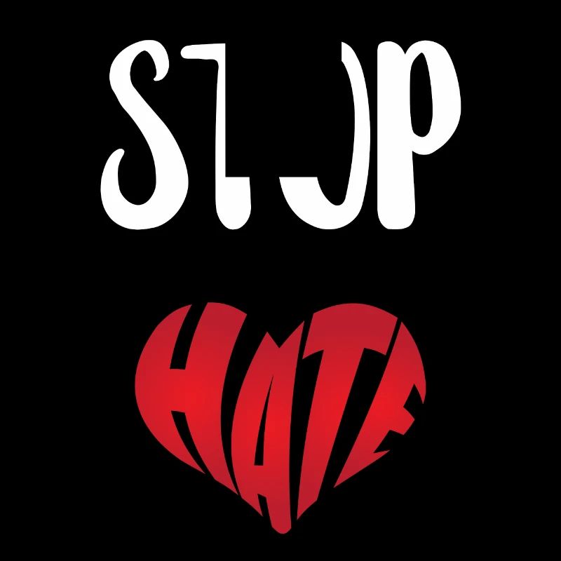 No Hate Dislike Stop Hate Anti Hate