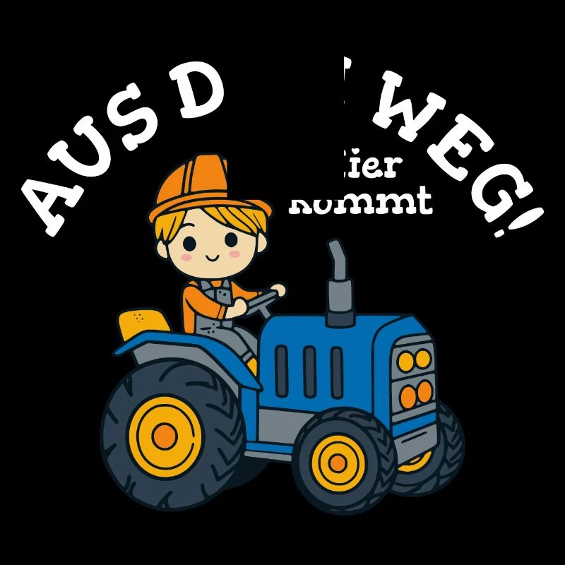 Traktor Junge Kinder Name Vorlage