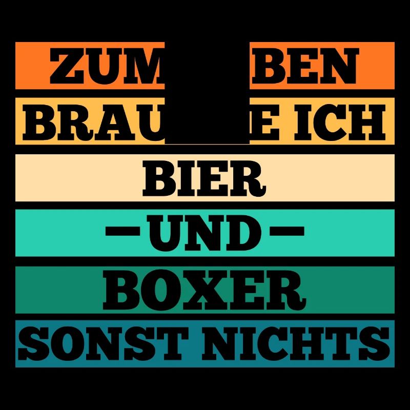 Hund Bier Deutscher Boxer
