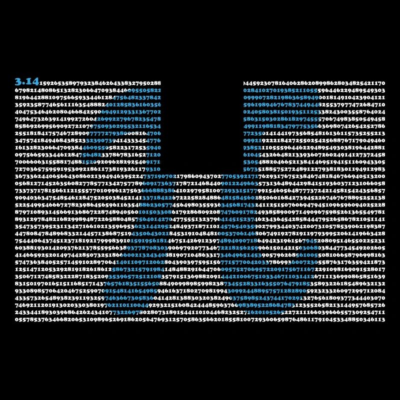 pi chemise 3, 14 pi nombre symbole math science geek