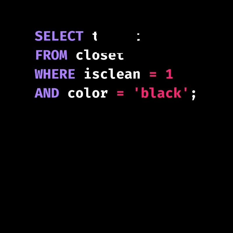 Programmer Database Science Software Coder Funny