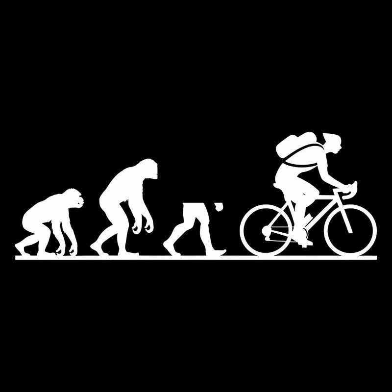 Evolution Radfahren Radfahren Biker Radfahren