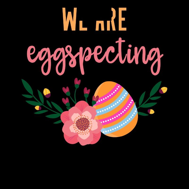 We are eggspecting Easter pregnancy gift
