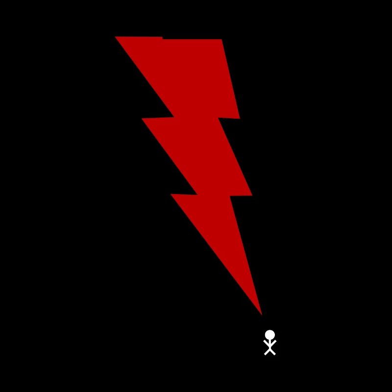 Gewitter - Blitz - Blitzschlag - Strichmännchen 3