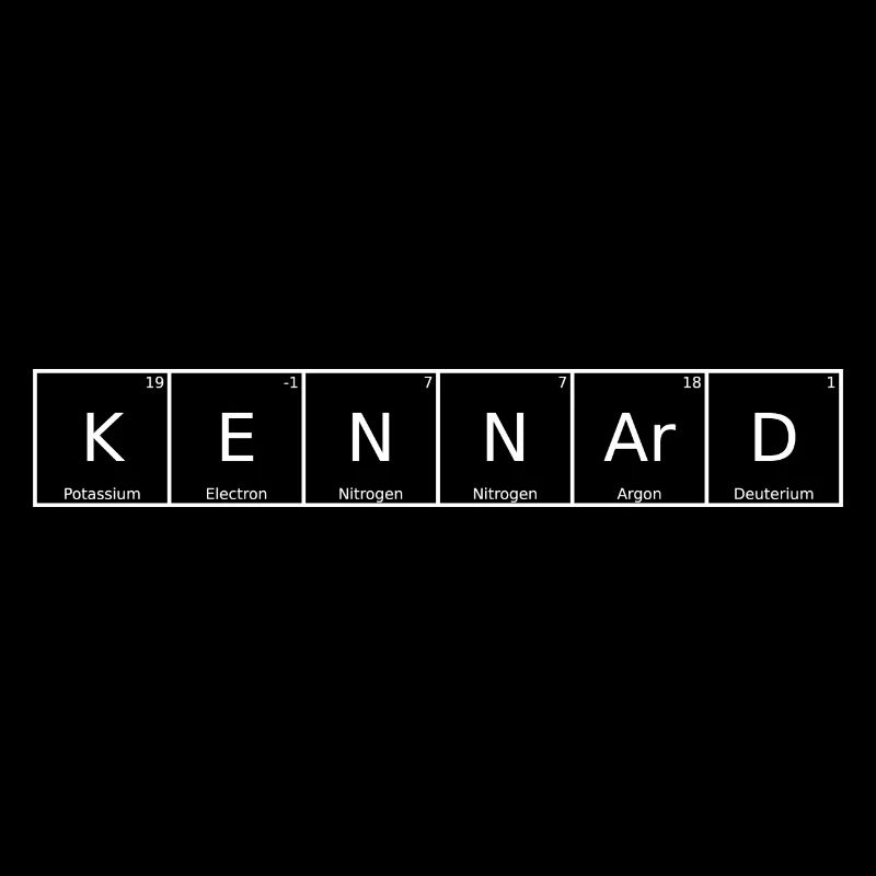Kennard Surname First name Chemistry Periodic Table Element