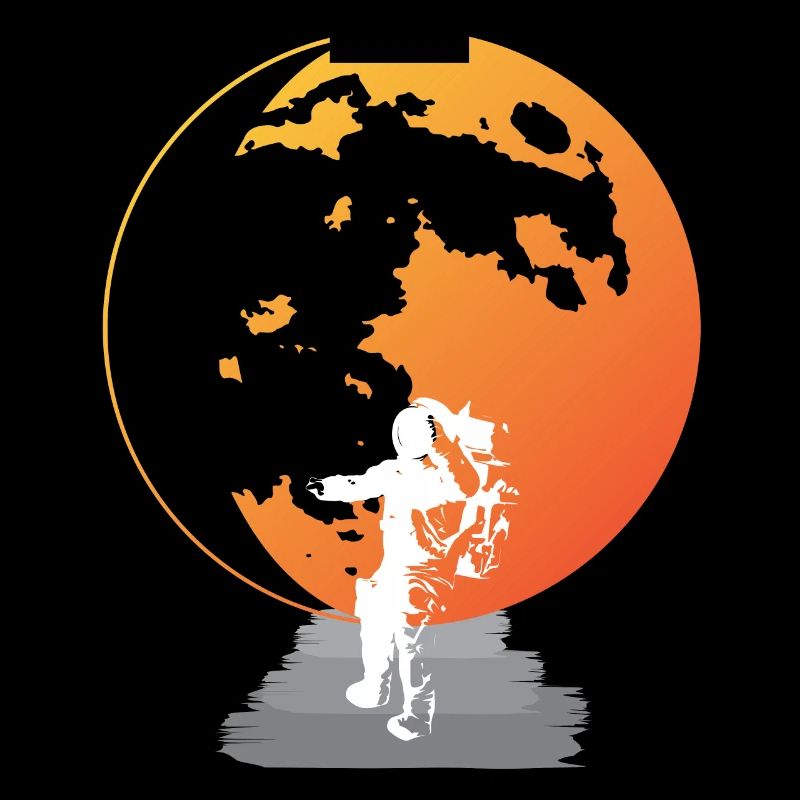 Sonnensystem Astronaut Planet Erde