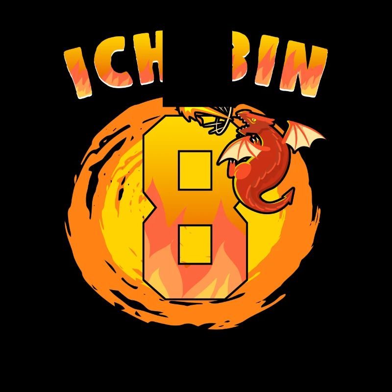 8. Geburtstag Ich Bin 8 Drachen Mitgebsel