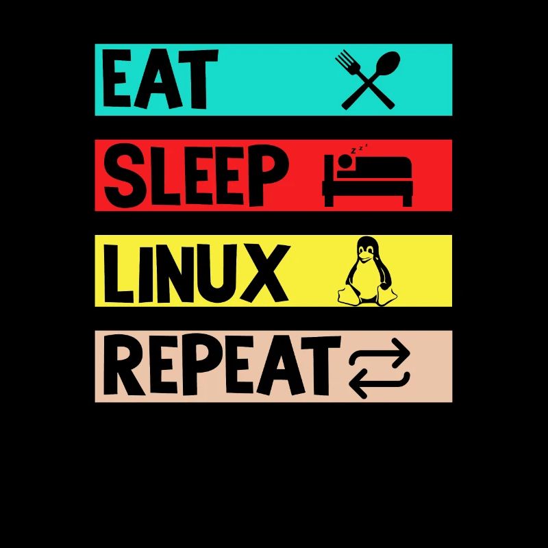 Eat Sleep Linux Repeat