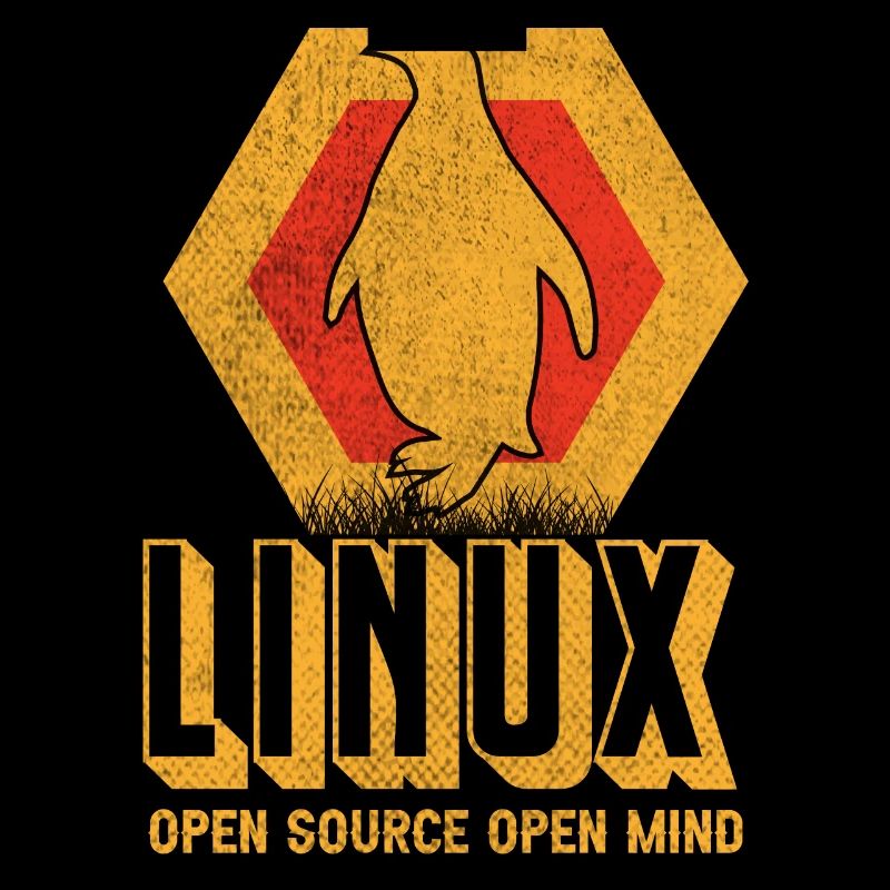Linux Geek Penguin Nerd Computer Scientist