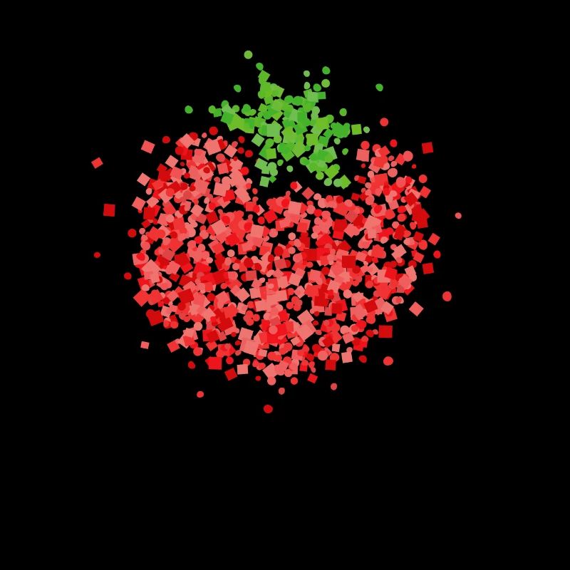 Costume de tomate Remplacement Carnaval Confettis