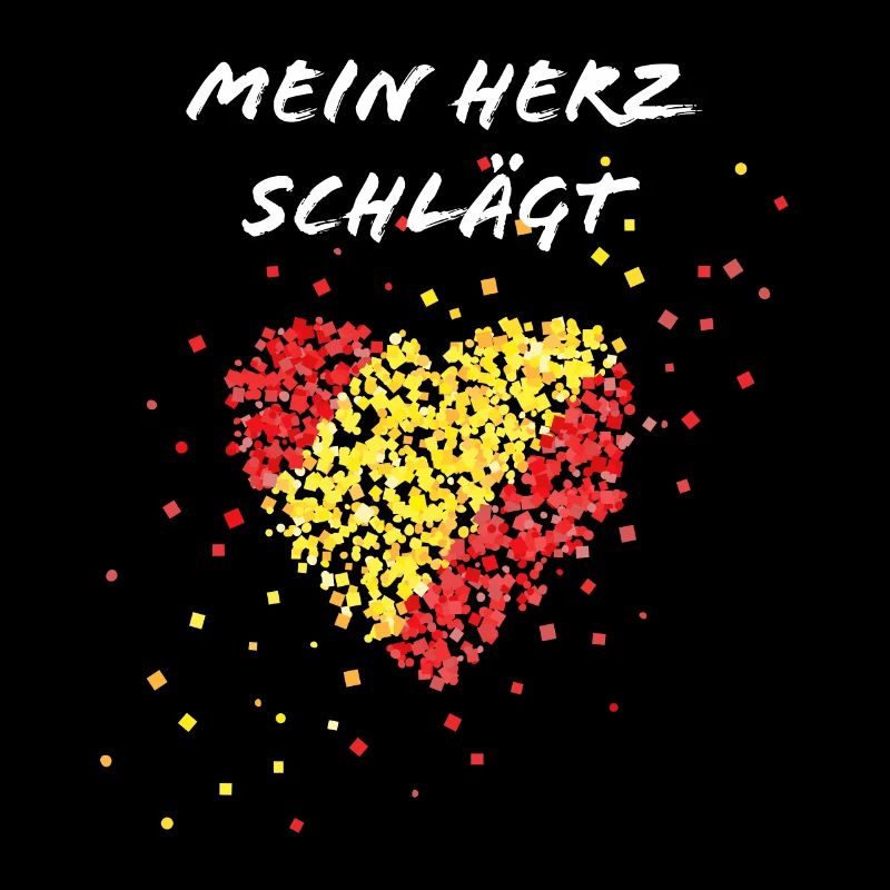 Spanienflagge Herzschlag Spanien Spanier Spanierin