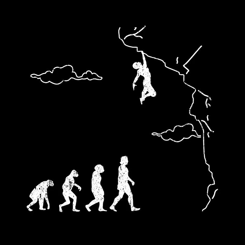 Klettern Bouldern Evolution Bergsteigen Kletterer